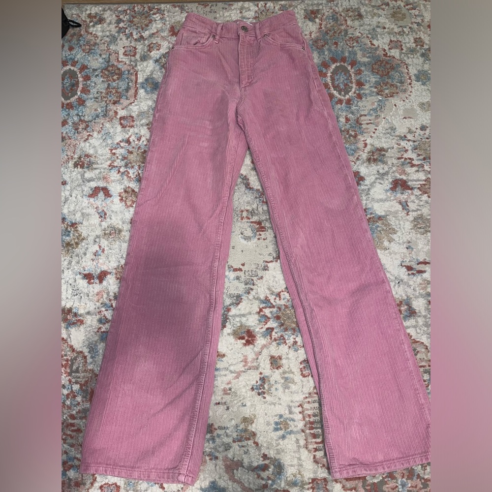 Zara Corduroy Wide Leg Pants